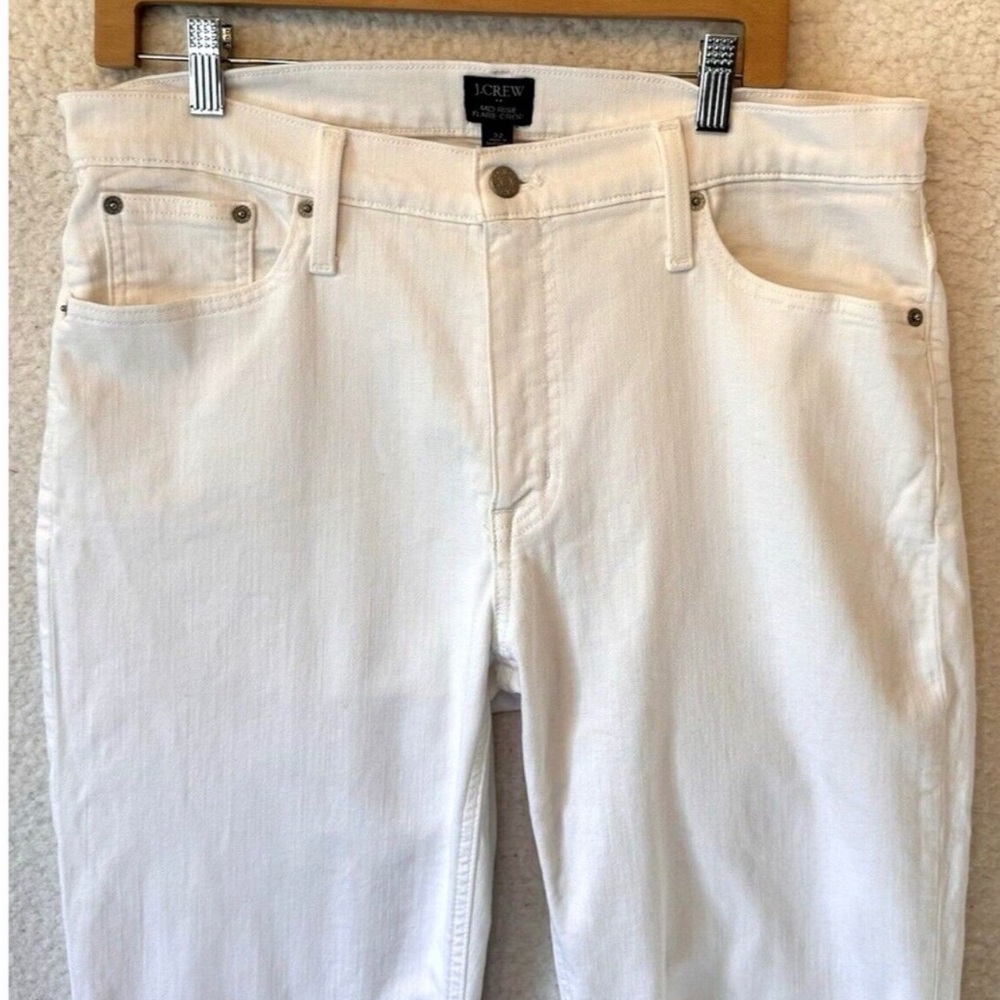 J. Crew Factory White Cropped Ankle Jeans